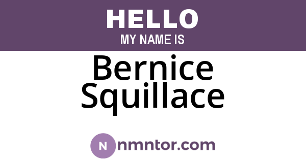 Bernice Squillace