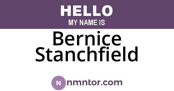 Bernice Stanchfield