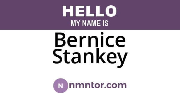 Bernice Stankey