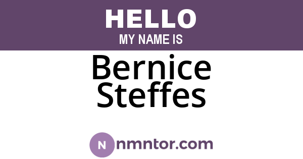 Bernice Steffes