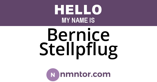 Bernice Stellpflug