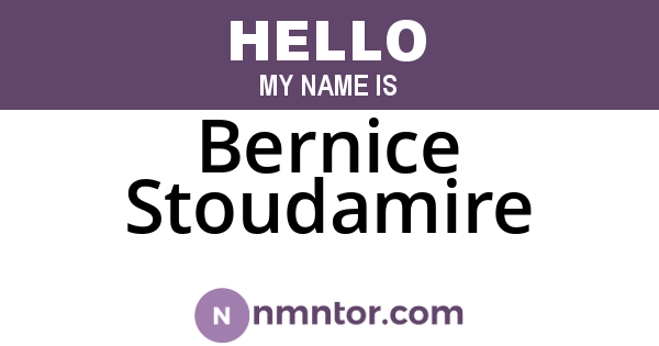 Bernice Stoudamire