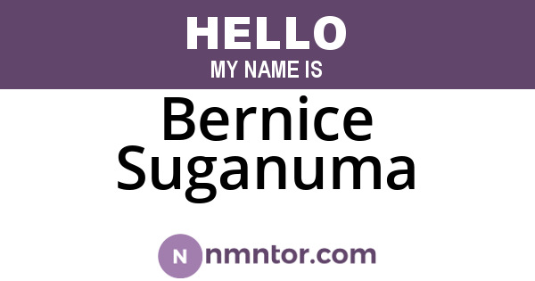 Bernice Suganuma