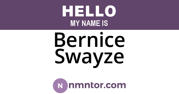 Bernice Swayze