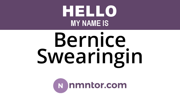 Bernice Swearingin