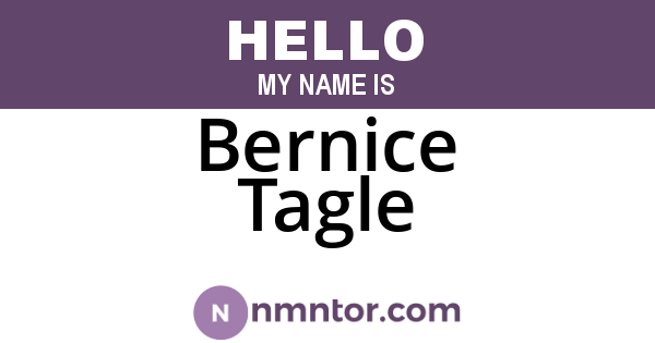 Bernice Tagle