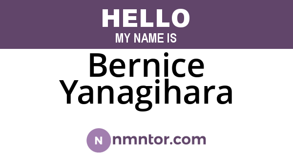 Bernice Yanagihara