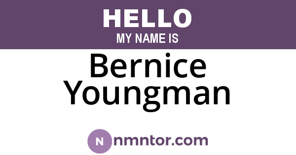Bernice Youngman