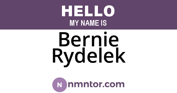 Bernie Rydelek