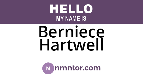 Berniece Hartwell