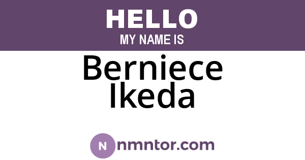 Berniece Ikeda