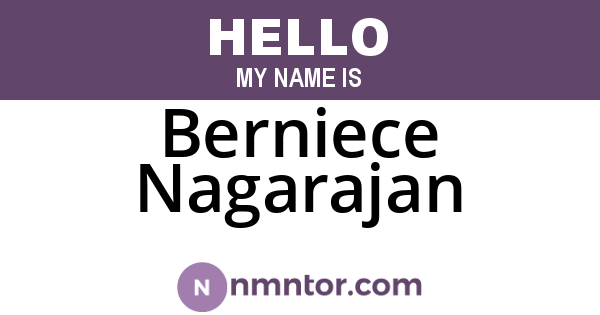 Berniece Nagarajan