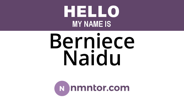 Berniece Naidu