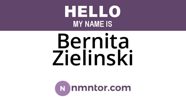 Bernita Zielinski