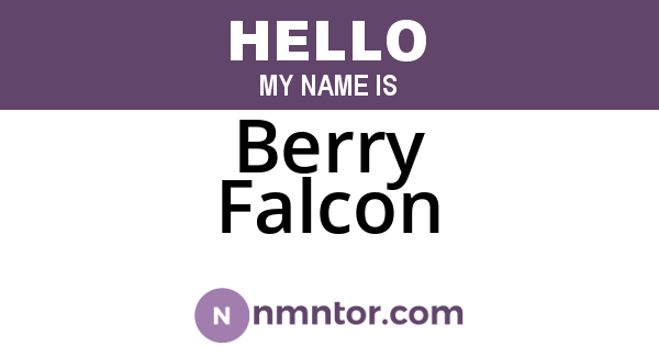 Berry Falcon