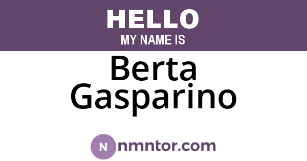 Berta Gasparino