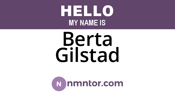 Berta Gilstad