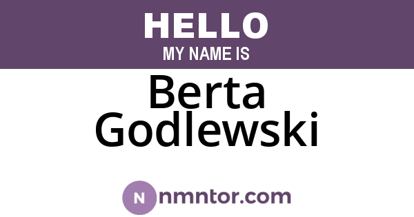 Berta Godlewski
