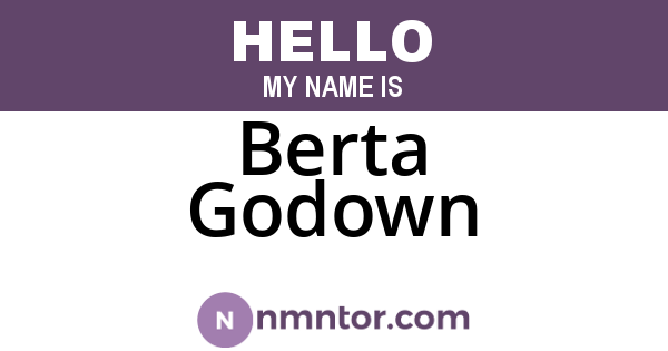 Berta Godown