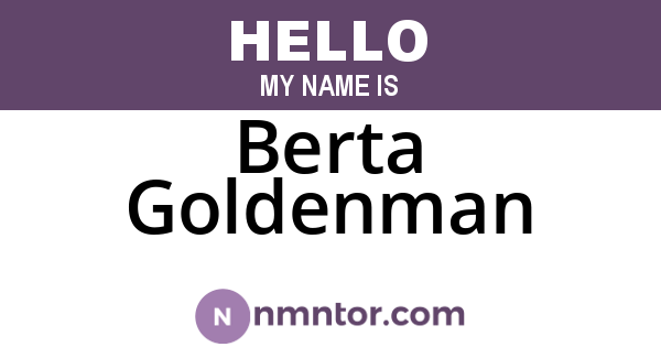 Berta Goldenman
