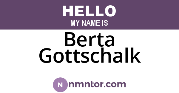 Berta Gottschalk