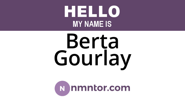 Berta Gourlay