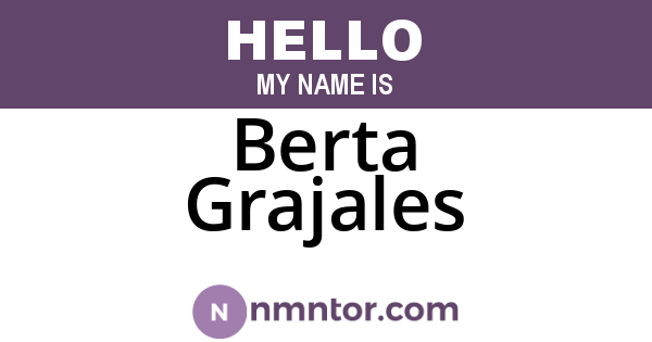 Berta Grajales