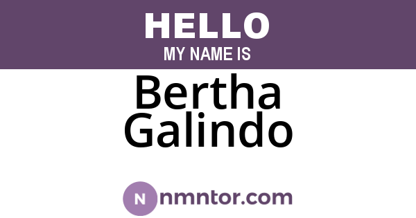 Bertha Galindo