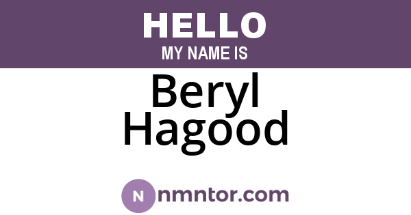 Beryl Hagood