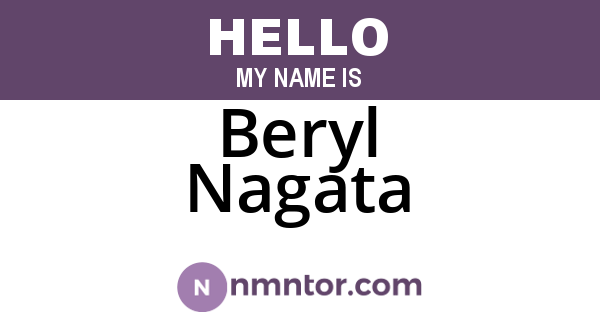 Beryl Nagata