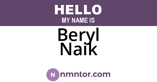 Beryl Naik