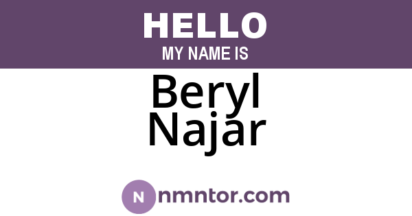Beryl Najar