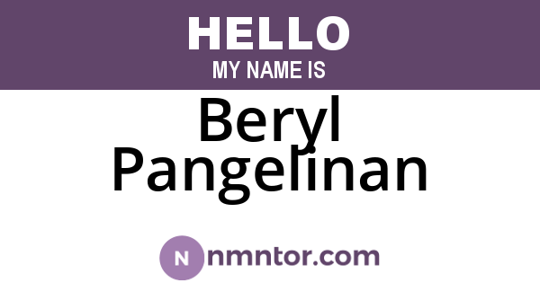 Beryl Pangelinan