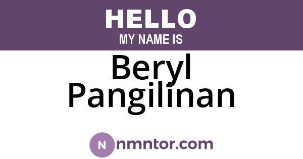 Beryl Pangilinan