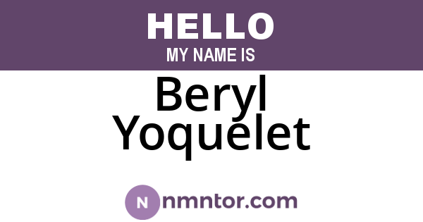 Beryl Yoquelet