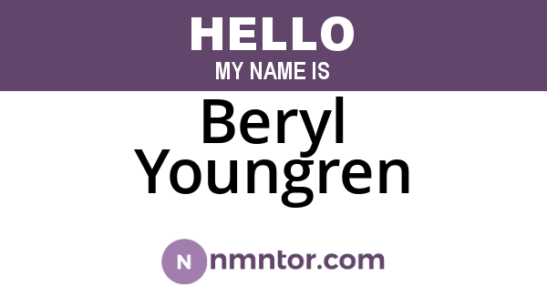 Beryl Youngren