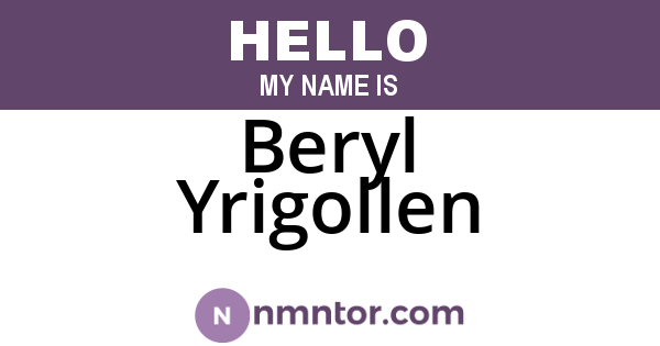 Beryl Yrigollen