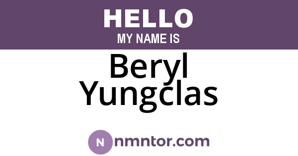 Beryl Yungclas