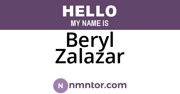 Beryl Zalazar