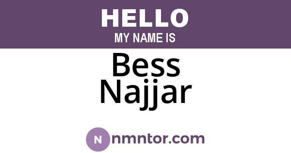 Bess Najjar