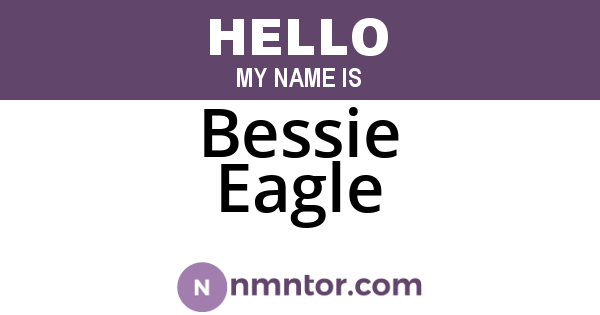 Bessie Eagle