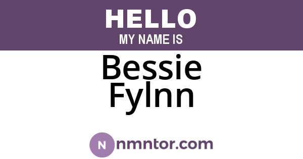 Bessie Fylnn
