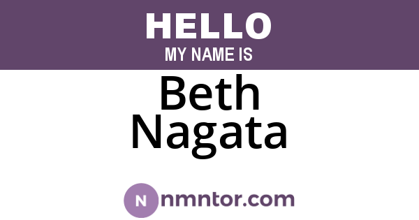 Beth Nagata