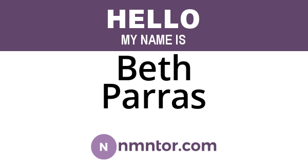 Beth Parras