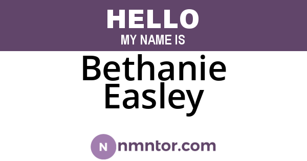 Bethanie Easley