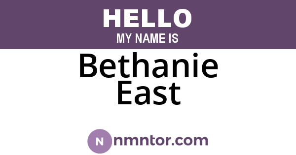 Bethanie East