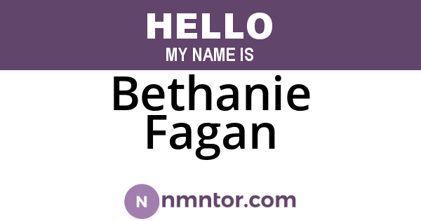 Bethanie Fagan