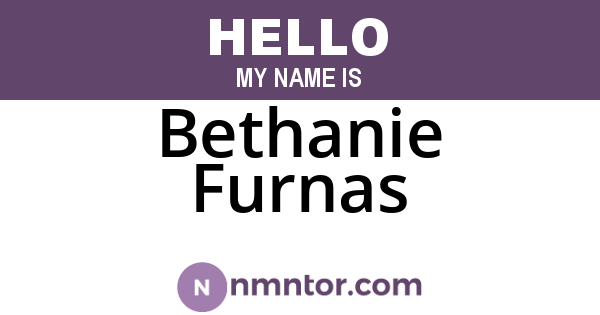 Bethanie Furnas
