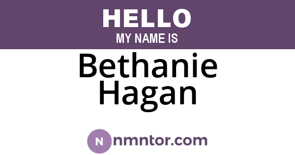 Bethanie Hagan