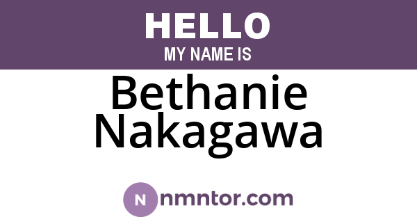Bethanie Nakagawa
